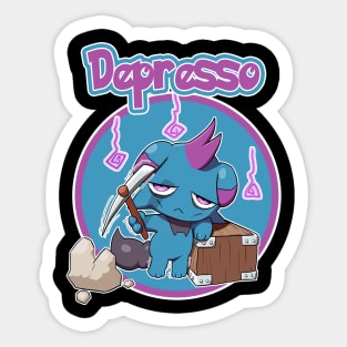 Depresso Sticker